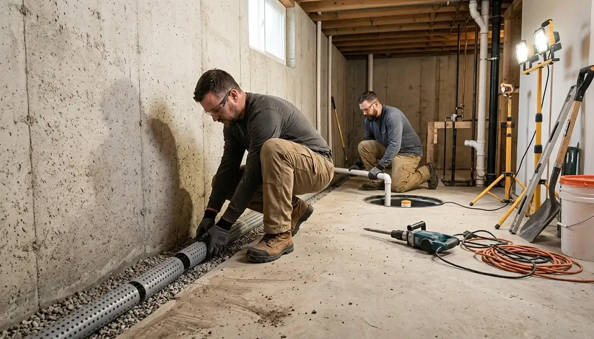Basement waterproofing service for Eugene, OR homes to prevent water damage and foundation leaks