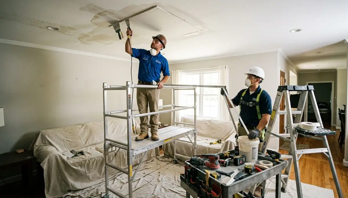 Ceiling water damage repair for Eugene, OR homes by Water Damage Eugene OR