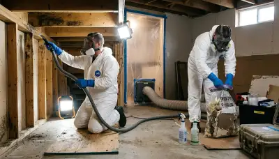 Mold removal technicians serving Eugene, OR homes after water damage