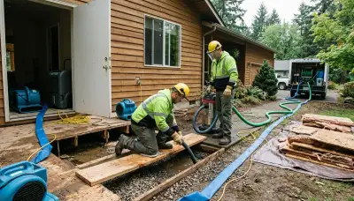 Water damage restoration team serving Eugene, OR for fast cleanup and repairs