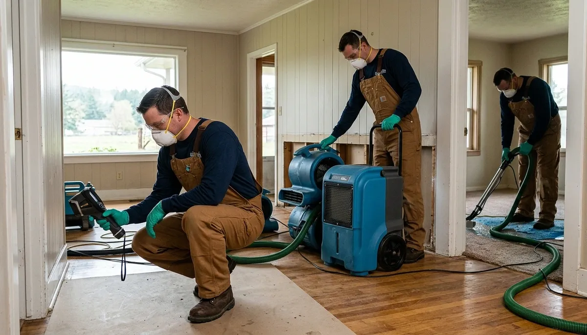 Water damage restoration team serving Eugene, OR for fast cleanup and property recovery