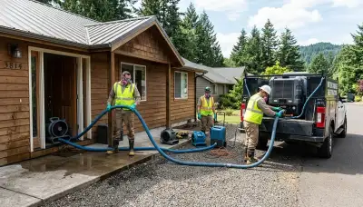 Water damage restoration team serving Eugene, OR for fast water cleanup and repair
