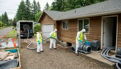 Water damage restoration team serving Eugene, OR for fast emergency water cleanup