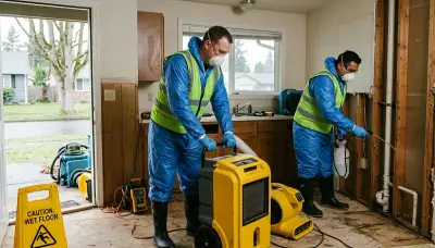 Water damage restoration service in Eugene, OR for residential and commercial properties