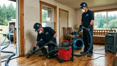 Water damage restoration crew serving Eugene, OR for residential and commercial cleanup