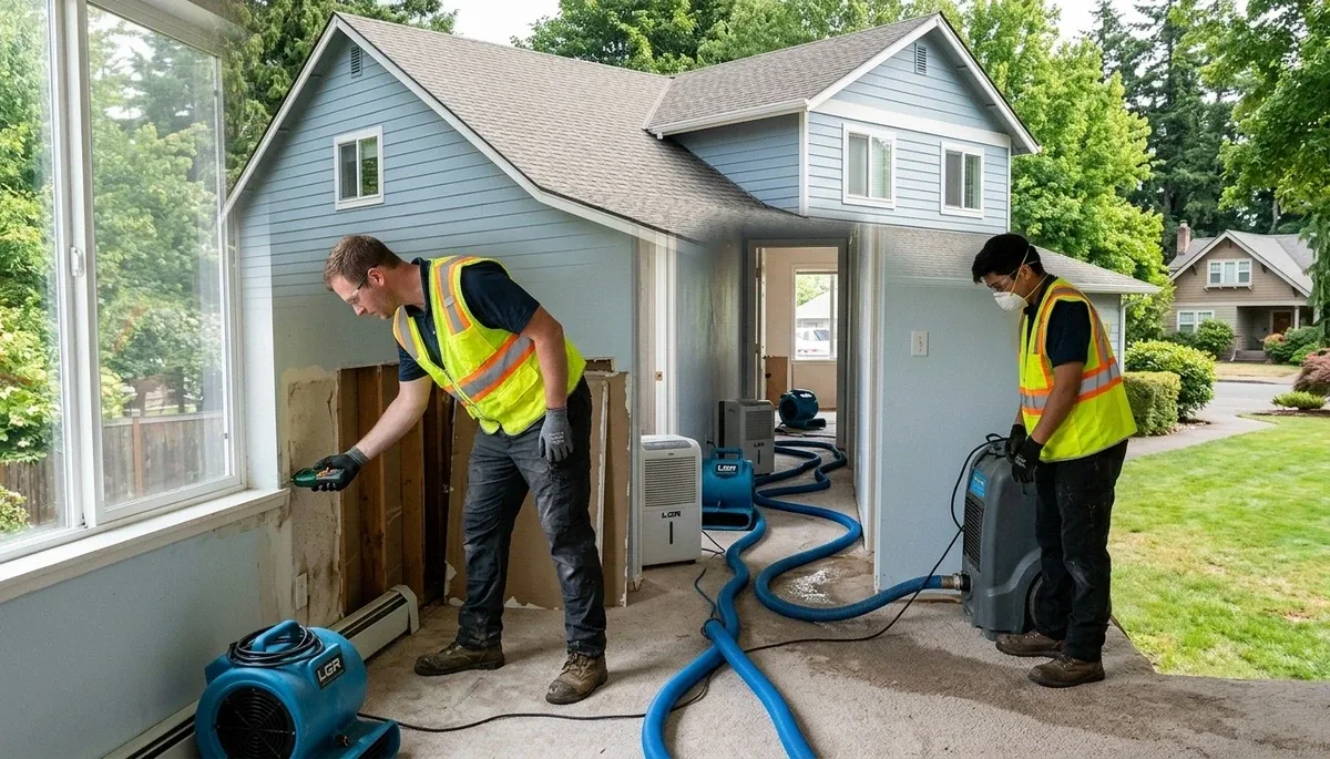 Water damage restoration team serving Eugene, OR for fast home and business cleanup