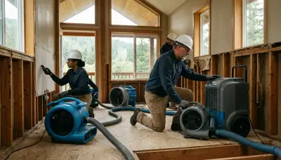 Water damage restoration team serving Eugene, OR for fast water extraction and cleanup