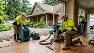 Water damage restoration team serving Eugene, OR for fast water removal and cleanup