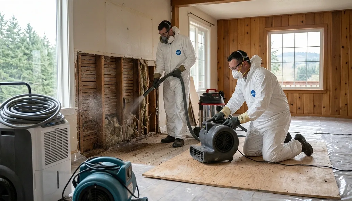 Water damage restoration team serving Eugene, OR for fast emergency cleanup and repair