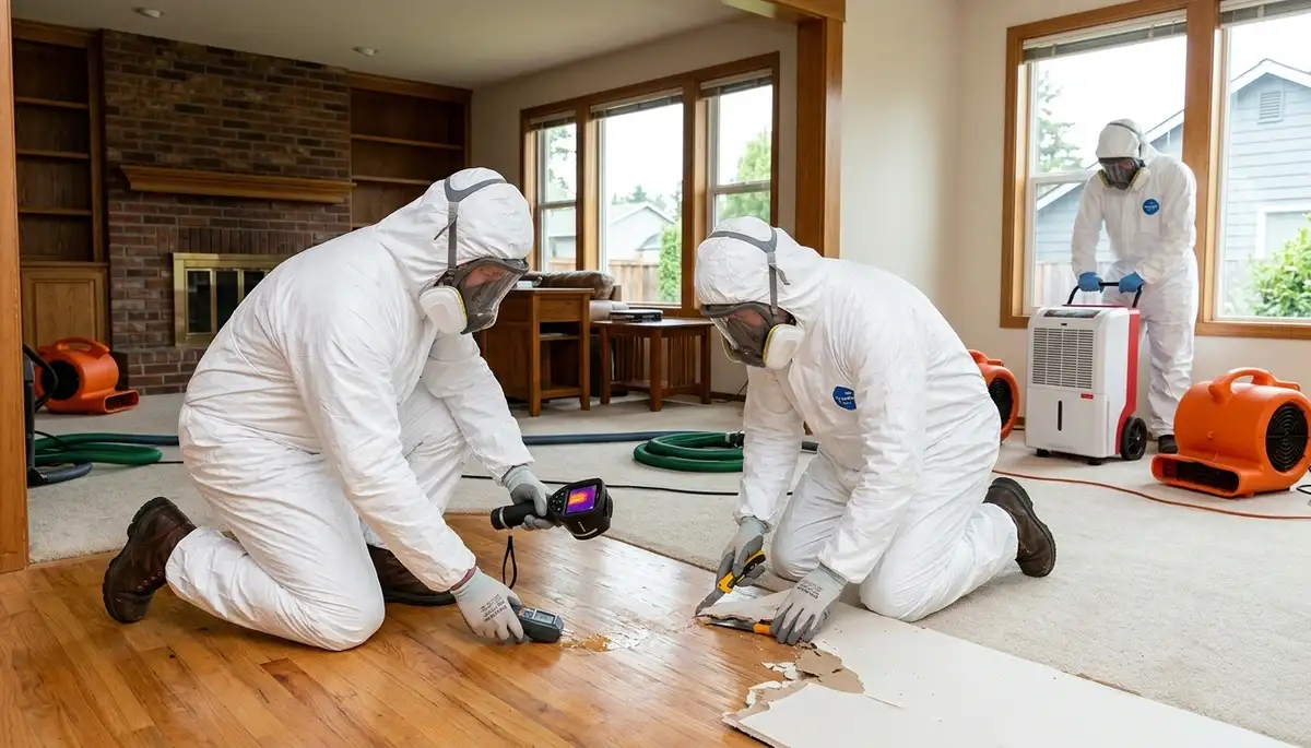 Water damage restoration team serving Eugene, OR for emergency cleanup and drying services