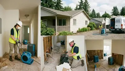 Water damage restoration services in Eugene, Oregon for residential and commercial properties