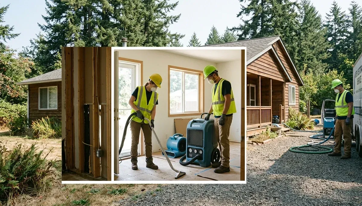 Water damage restoration team serving homes and businesses in Eugene, OR